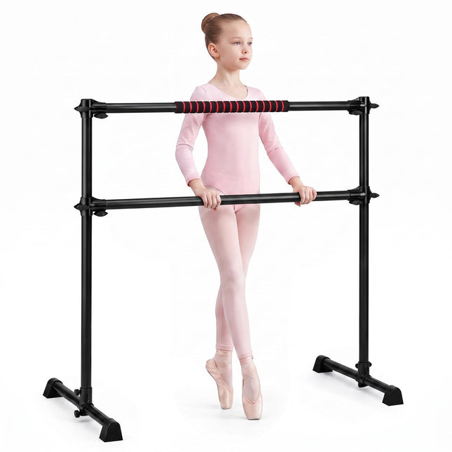 Costzon Ballet Bar 4ft Freestanding Double Ballerina Bar
