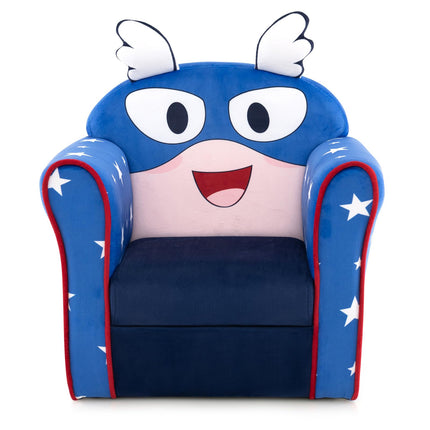 Costzon Kids Sofa, Children Armrest Chair with Pattern, Toddler Furniture