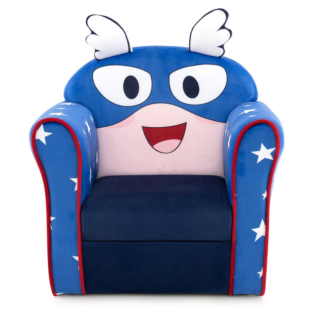 Costzon Kids Sofa, Children Armrest Chair with Pattern, Toddler Furniture