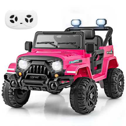 Costzon 12V Kids Ride on Truck Car, Electric Vehicle w/Remote Control