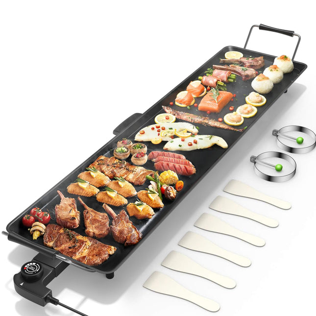 Costzon 35" Electric Griddle w/5-Level Temp & Drip Tray