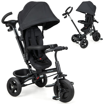 6 in 1 Trike for Toddler Adjustable Canopy 5-Point Safety Belt (43.5" x 20" x 43")