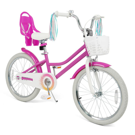 BABY JOY Kids Bike, 12 14 16 18 20Inch Children Bicycle, 95% Pre-Assembled Girls Bike