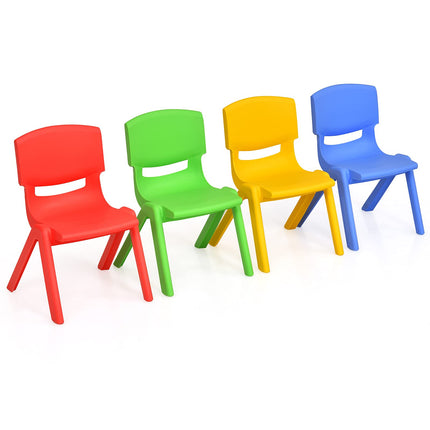 Costzon Kids Chairs Stackable Plastic Learn and Play Chair