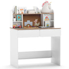 Costzon Kids Study Desk Student Writing Table with Cork Bulletin Board