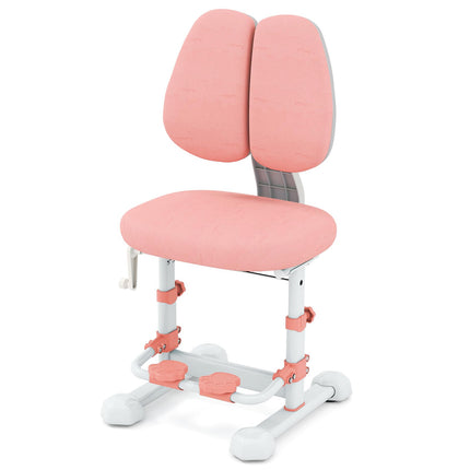 Costzon Kids Chair Ergonomic Study Desk Chair with Adjustable Double Backrest