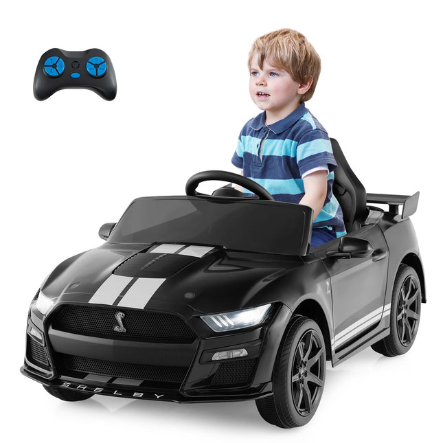 Costzon 12V Kids Ride on Car, Licensed Ford Mustang Shelby GT500 Electric Vehicle w/Remote Control