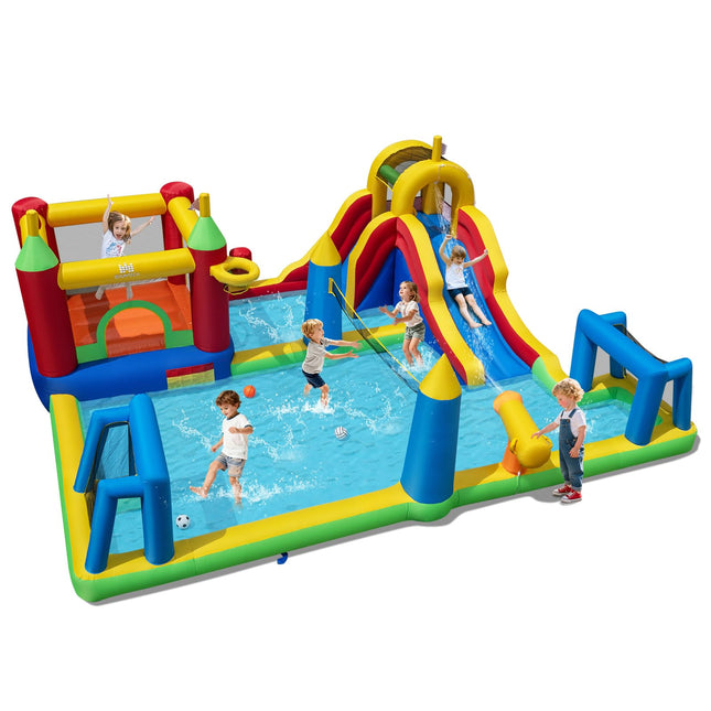 BOUNTECH 9-in-1 Inflatable Water Slide