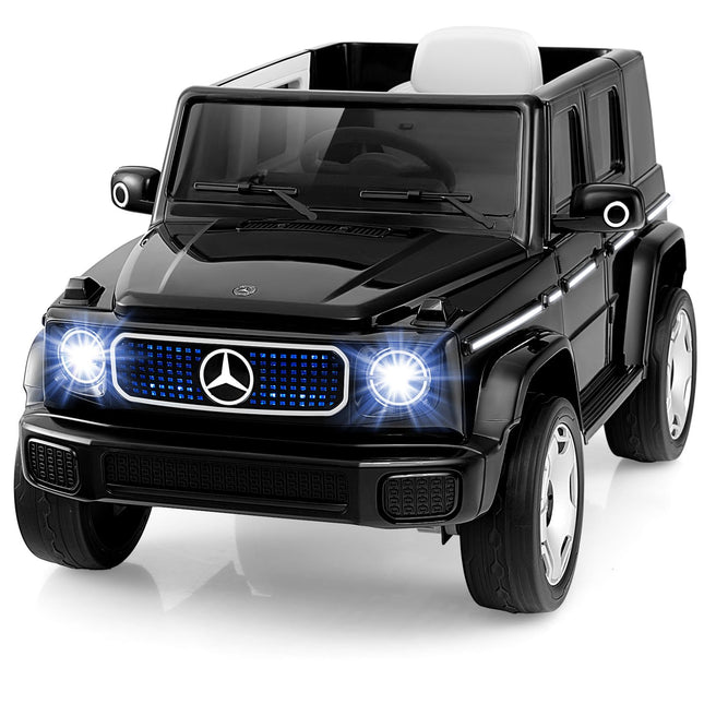 Costzon Licensed Mercedes-Benz EQG Kids Ride On Car, 12V 9AH 4WD Toy Electric Vehicle w/Remote Control