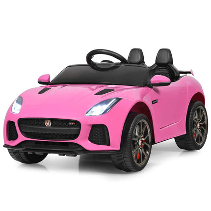 Costzon Ride on Car, 12V Licensed Jaguar F-Type SVR Battery Powered Ride on Toy w/Remote Control