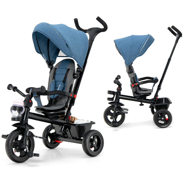 Costzon 5 in 1 Toddler Bike W/Removable Push Handle Reversible Seat