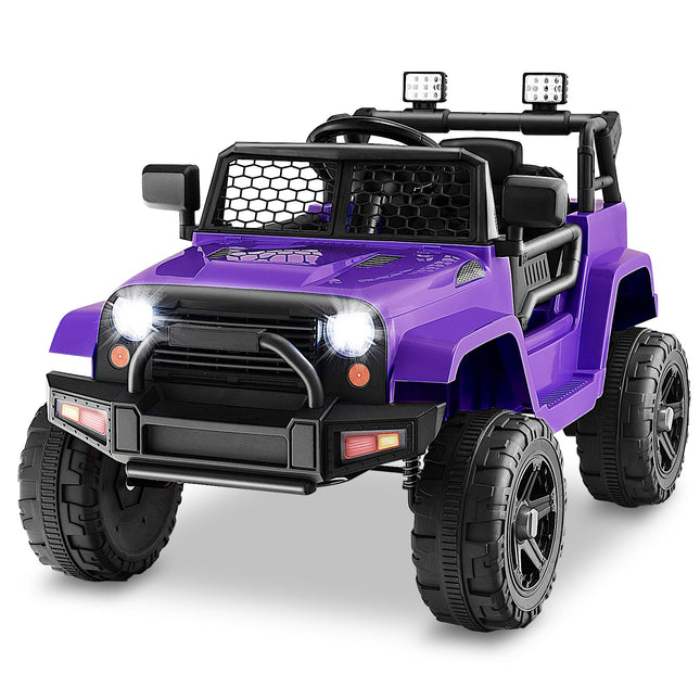 Costzon Ride on Car, 12V Battery Powered Truck Vehicle with Remote Control, Electric Car for Kids