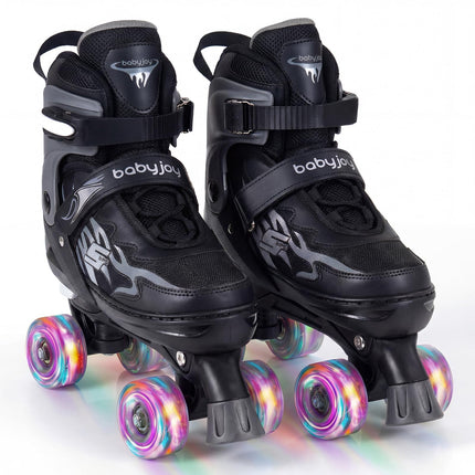 BABY JOY Roller Skates 4 Sizes Adjustable Quad Skates