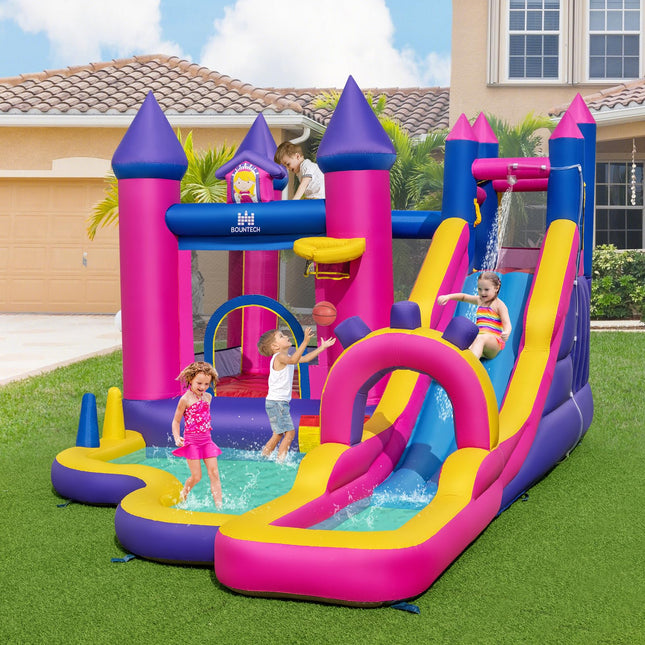 Costzon Inflatable Outdoor Kids Water House Castle