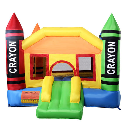 Costzon Inflatable Crayon Bounce House with 480 Watt Blower
