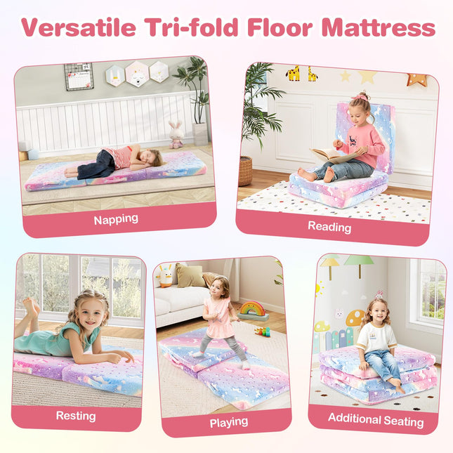 Costzon Foldable Floor Mattress for Kids