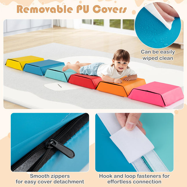 Costzon Foldable Gymnastics Mat for Kids
