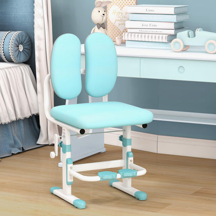 Costzon Kids Desk Chair, Height-Adjustable Student Study Chair w/Double Back Support, Breathable Mesh Seat Cushion