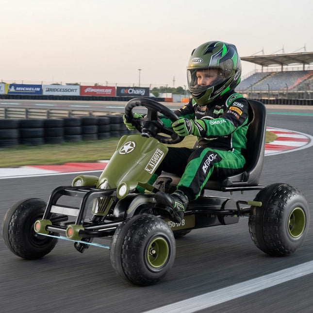 Costzon Kids Pedal Go Kart 4-Wheel Ride On Toy
