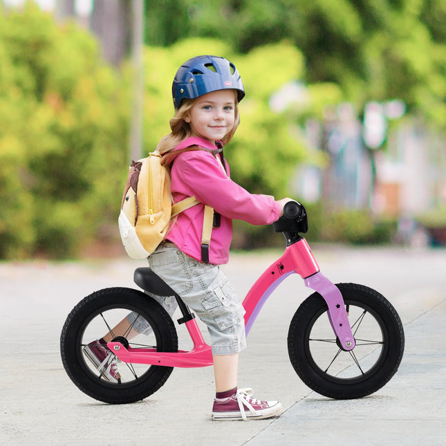 BABY JOY 12-Inch Balance Bike, Magnesium Alloy Frame Toddler Bike, No Pedal Training Bicycle for 3+ Years Old Baby