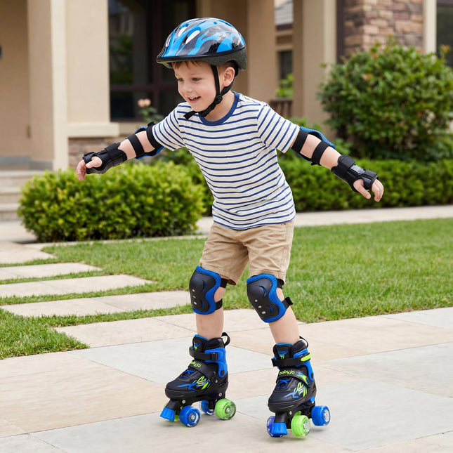 BABY JOY Roller Skates 4 Sizes Adjustable Quad Skates