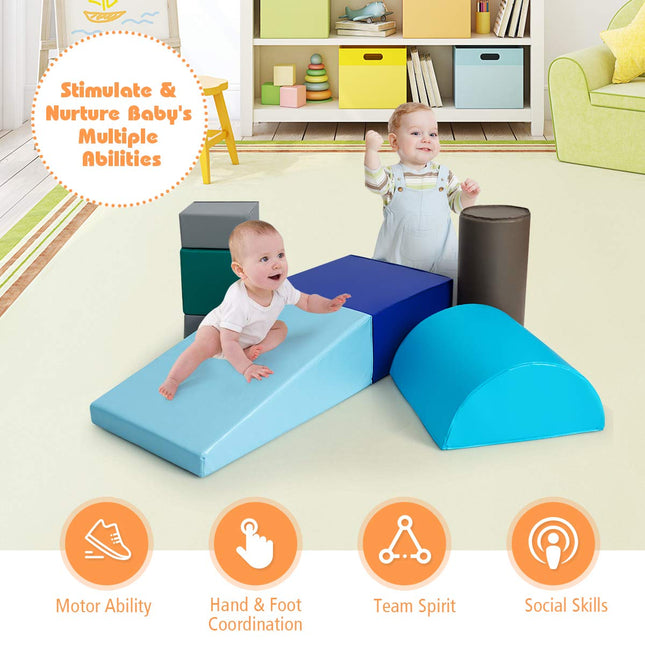 Costzon 6-Piece Kids Crawl and Climb Foam Play Set