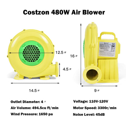 Costzon Inflatable Bouncer Blower