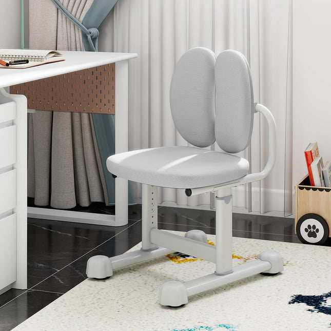 Costzon Kids Desk Chair with Adaptive Double Backrest