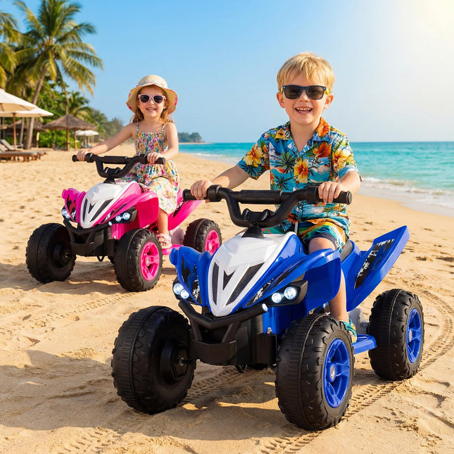 Costzon Kids ATV 12V 4-Wheeler Quad Electric Vehicle