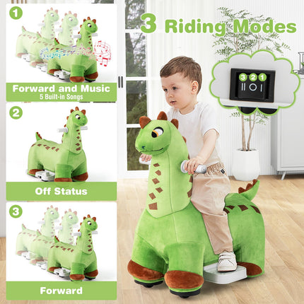Costzon Dinosaur Ride on Toy Car