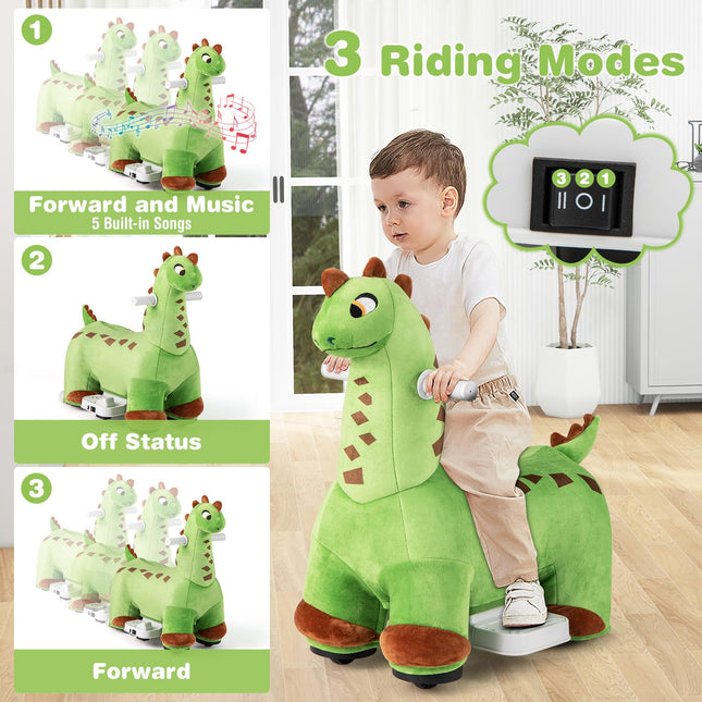 Costzon Dinosaur Ride on Toy Car