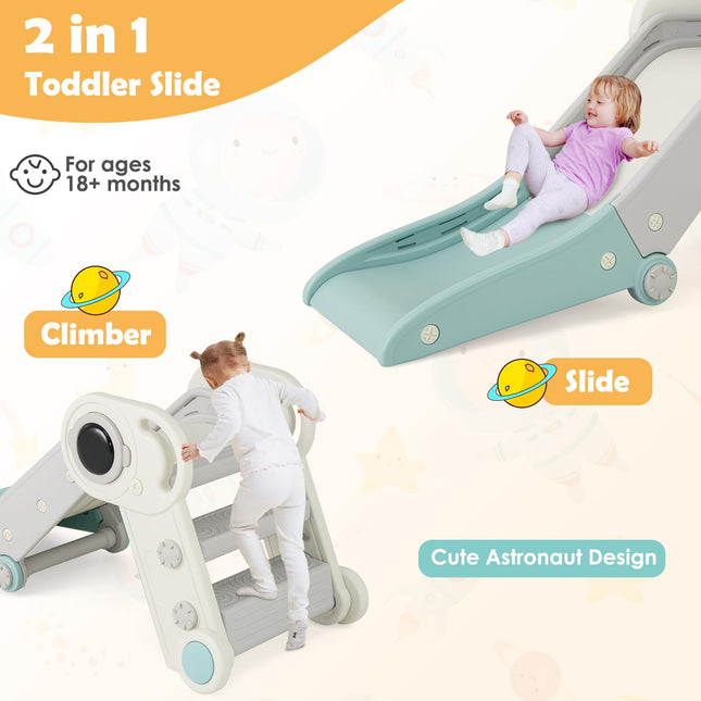 BABY JOY Toddler Slide Foldable Slide for Kids Toddlers