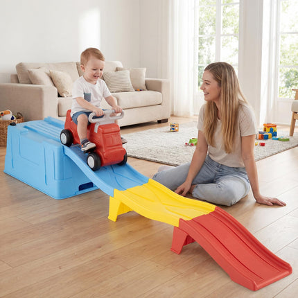 Costzon Expandable Up & Down Kids Roller Coaster with Storage Box
