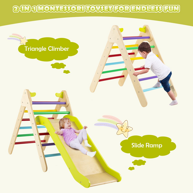 Costzon Wooden Climbing Toys for Toddlers