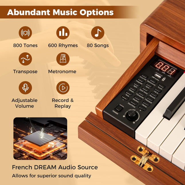 Costzon 88 Key Weighted Keyboard Digital Piano