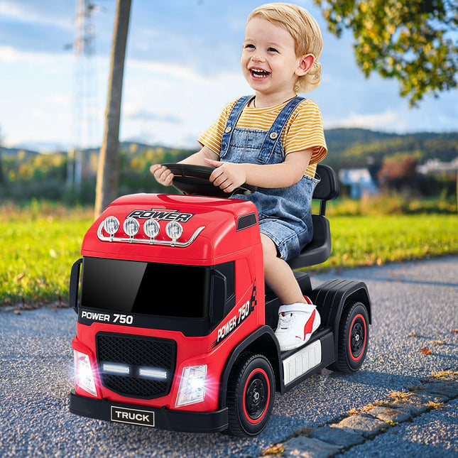 Costzon Ride on Car, 6V Battery Powered Kids Car to Drive with Height Adjustable Seat