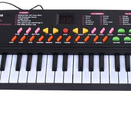 Costzon 54-Key Electronic Keyboard Piano with LED Digital Display, Portable Electronic Musical Instrument with Microphone & Adapter