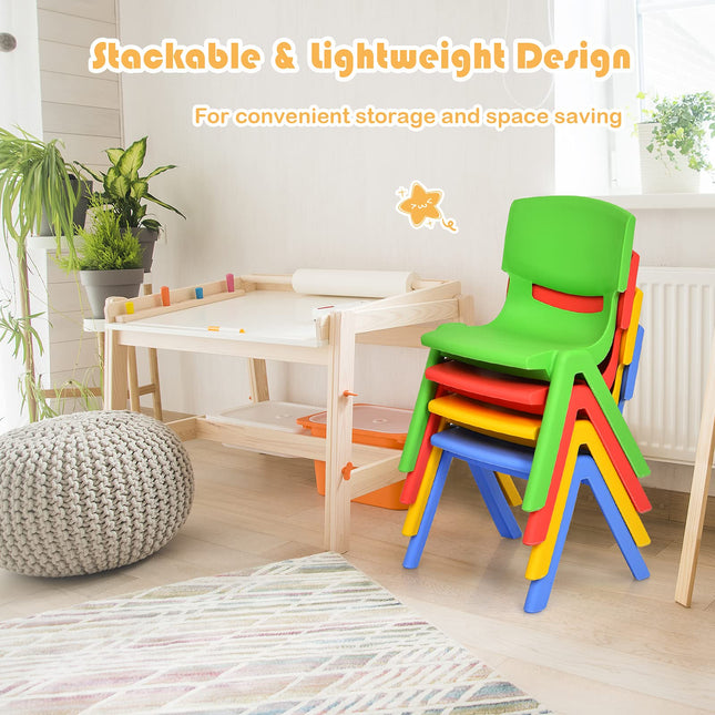 Costzon Kids Chairs Stackable Plastic Learn and Play Chair