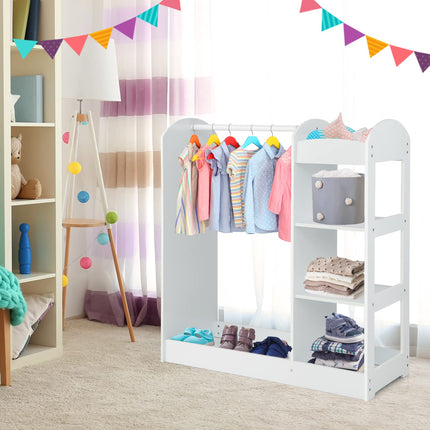 Kids Dress up Storage with Mirror - Costzon