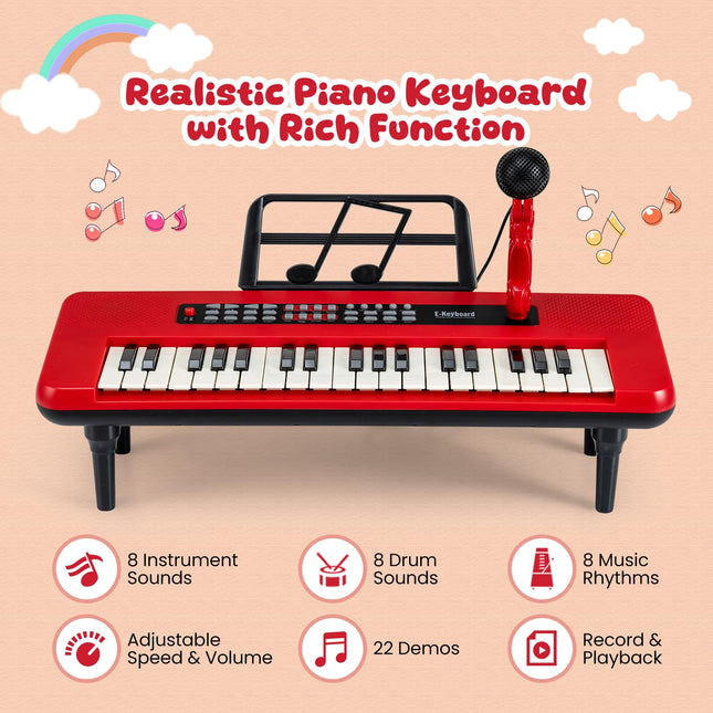 Costzon Kids Piano Keyboard 37 Keys Digital Piano for Kids