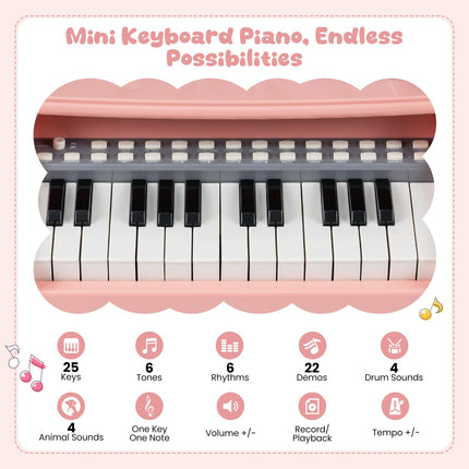 Costzon Kids Piano 25 Keys Piano Keyboard for Kids