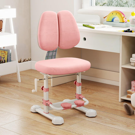 Costzon Kids Chair Ergonomic Study Desk Chair with Adjustable Double Backrest