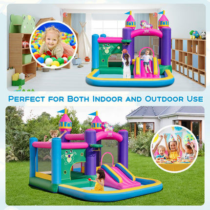 BOUNTECH Inflatable Bounce House, Blow up Jumping Castle for Indoor Outdoor Party Family Fun