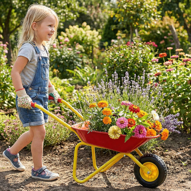 Costzon Kids Wheelbarrow Indoor Outdoor Child Yard Play Equipment