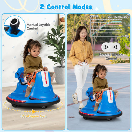 Costzon 12V Kids Ride On Bumper Car, Electric Bumper Car