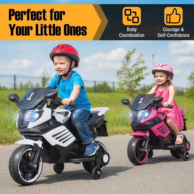 Costzon 6V Kids Ride On Motorcycle Electric Motorbike