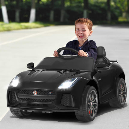 Costzon Ride on Car, 12V Licensed Jaguar F-Type SVR Battery Powered Ride on Toy w/Remote Control