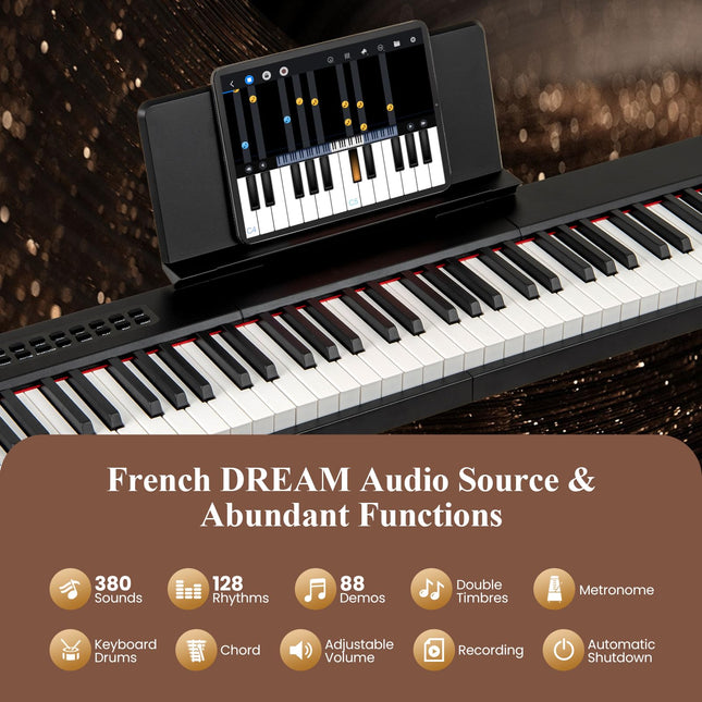 Costzon 88 Key Velocity-Sensitive Piano Keyboard