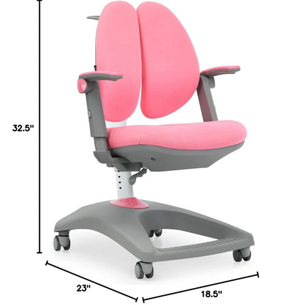 Costzon Kids Chair, Adjustable Height Student Chair, Home School Ergonomic Computer Chair, Kids Desk Chair