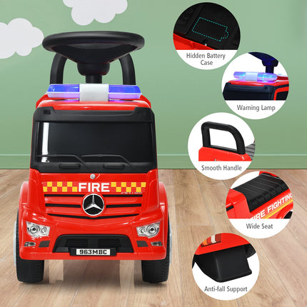 Costzon Ride On Push Car for Toddlers, Licensed Mercedes Benz Sliding Car, Foot-to-Floor Riding Toy for Boys Girls